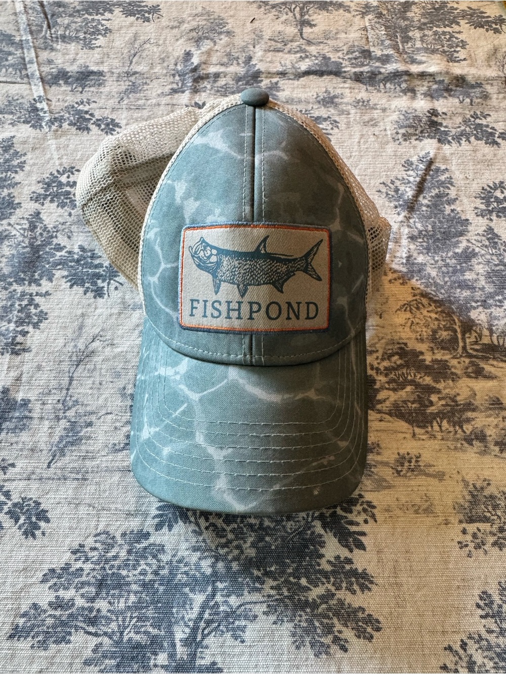 Fishpond Men's  Hat with Fish Patch Logo